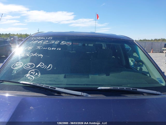 2008 Toyota Tundra Sr5 4.7l V8 მანქანა იყიდება აუქციონზე, vin: 5TBBT54108S462396, აუქციონის ნომერი: 12623980