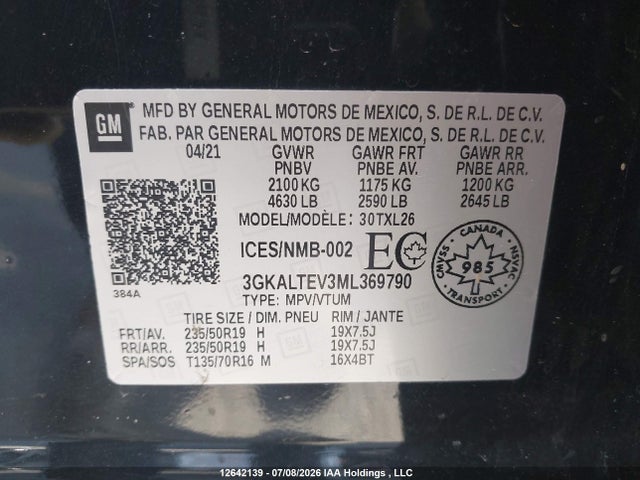 GMC Terrain 2021 3GKALTEV3ML369790 Image 19