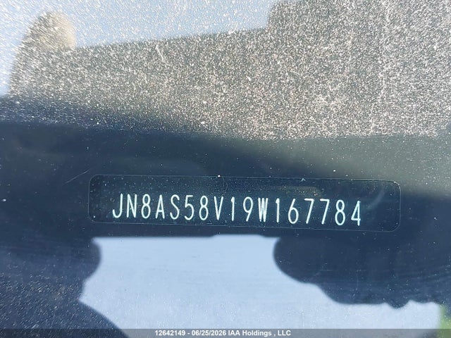 Aukcja sprzedaży 2009 Nissan Rogue Sl, vin: JN8AS58V19W167784, numer aukcji: 12642149