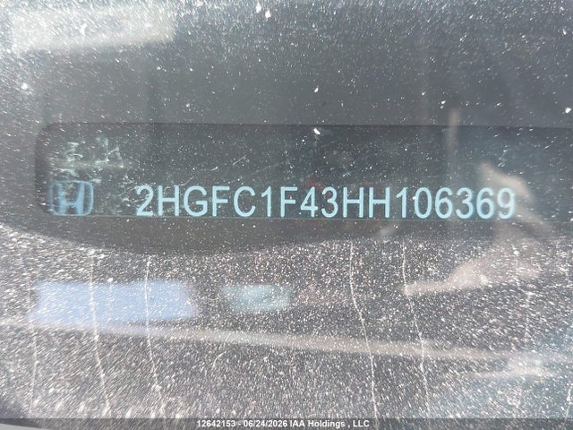 2017 Honda Civic Ex მანქანა იყიდება აუქციონზე, vin: 2HGFC1F43HH106369, აუქციონის ნომერი: 12642153