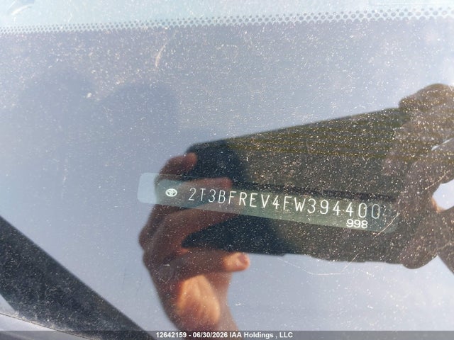 Aukcja sprzedaży 2015 Toyota Rav4 Le, vin: 2T3BFREV4FW394400, numer aukcji: 12642159