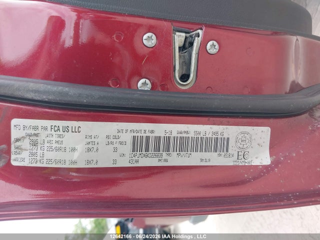 Jeep Cherokee Limited 2019 1C4PJMDX6KD226839 Image 9