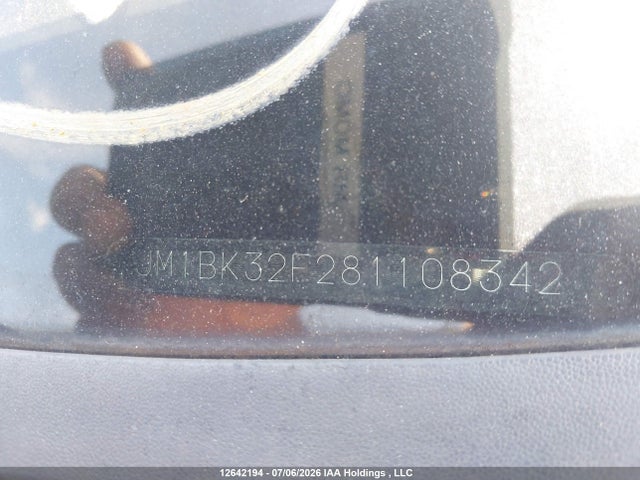 2008 Mazda 3 I მანქანა იყიდება აუქციონზე, vin: JM1BK32F281108342, აუქციონის ნომერი: 12642194