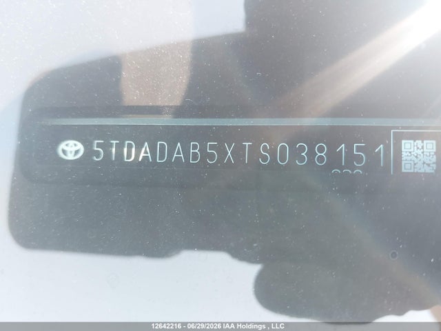 5TDADAB5XTS038151 Toyota Grand Highlander Hybrid Platinum Hybrid Max