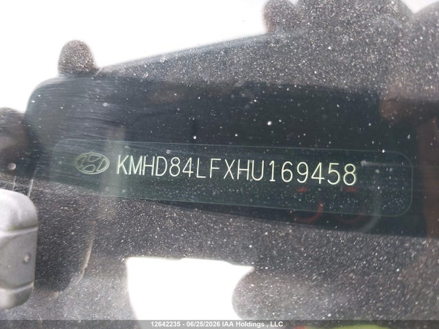 Продаж на аукціоні авто 2017 Hyundai Elantra Gl, vin: KMHD84LFXHU169458, номер лоту: 12642235