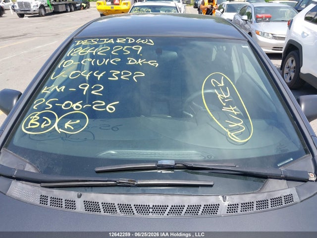 2010 Honda Civic Dx-g მანქანა იყიდება აუქციონზე, vin: 2HGFA1F41AH044322, აუქციონის ნომერი: 12642259