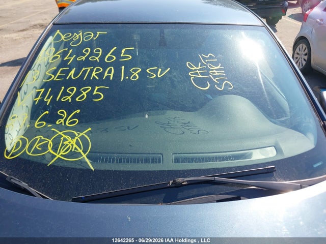 Aukcja sprzedaży 2013 Nissan Sentra 1.8 S/1.8 Sv, vin: 3N1AB7APXDL741285, numer aukcji: 12642265