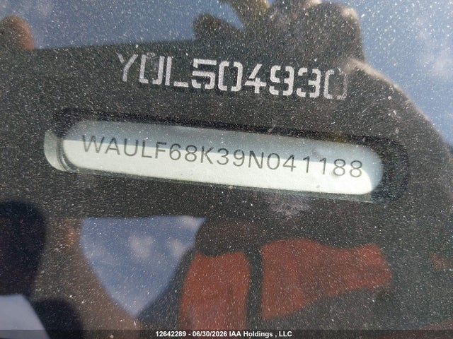 Продажа на аукционе авто 2009 Audi A4 2.0t Standard, vin: WAULF68K39N041188, номер лота: 12642289