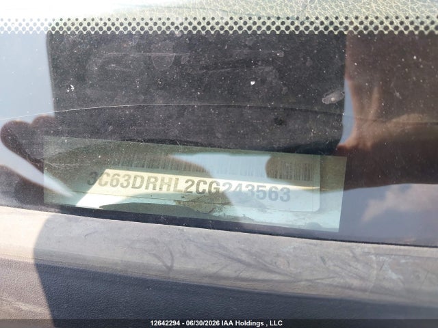 Aukcja sprzedaży 2012 Dodge Ram 3500 Slt, vin: 3C63DRHL2CG243563, numer aukcji: 12642294