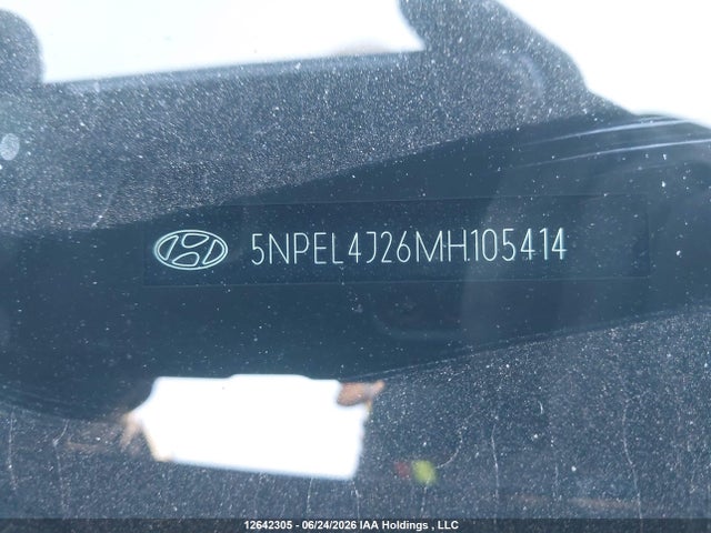 Продажа на аукционе авто 2021 Hyundai Sonata Luxury, vin: 5NPEL4J26MH105414, номер лота: 12642305