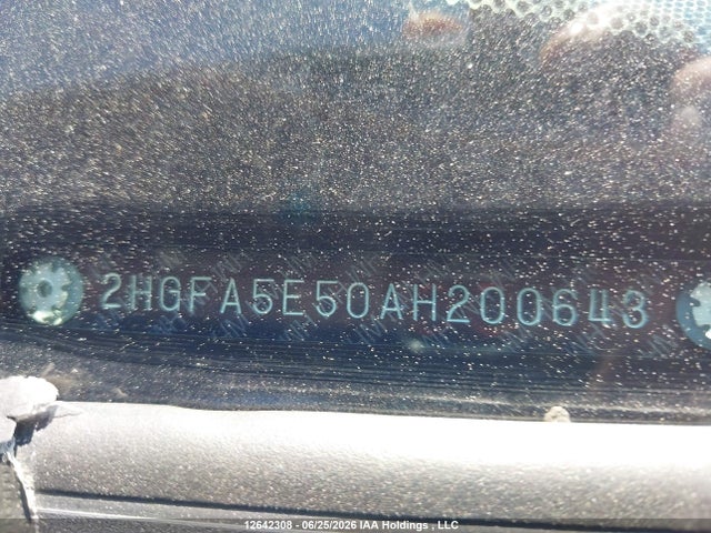 Продаж на аукціоні авто 2010 Honda Civic Si Si, vin: 2HGFA5E50AH200643, номер лоту: 12642308
