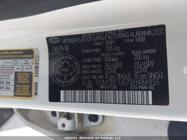 Hyundai TUCSON SEL 2025 5NMJBCDE7SH484855 Image 9