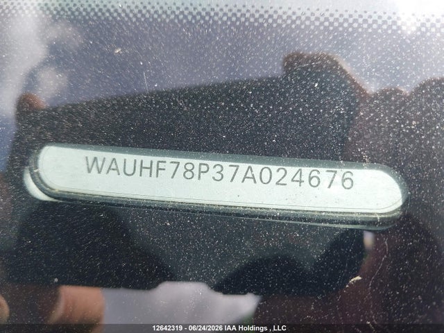 12642319 :رقم المزاد ، WAUHF78P37A024676 vin ، 2007 Audi A3 مزاد بيع