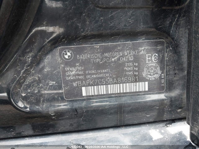 2011 Bmw 328i Xdrive მანქანა იყიდება აუქციონზე, vin: WBAPK7C55BA816981, აუქციონის ნომერი: 12642343