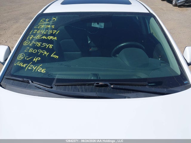 12642371 :رقم المزاد ، KMHD84LF9HU298548 vin ، 2017 Hyundai Elantra Gls مزاد بيع