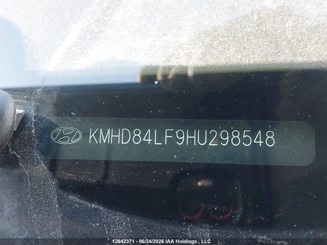 12642371 :رقم المزاد ، KMHD84LF9HU298548 vin ، 2017 Hyundai Elantra Gls مزاد بيع
