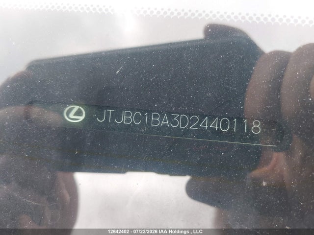 Продажа на аукционе авто 2013 Lexus Rx 450h, vin: JTJBC1BA3D2440118, номер лота: 12642402