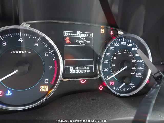 Aukcja sprzedaży 2015 Subaru Impreza 2.0i Sport Package, vin: JF1GPAK60F9294348, numer aukcji: 12642437