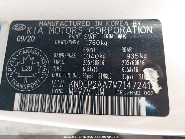 KIA Seltos Lx 2021 KNDEP2AA7M7147241 Image 9
