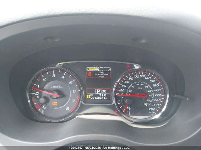 12642447 :رقم المزاد ، JF1VA1A60K8827244 vin ، 2019 Subaru Wrx مزاد بيع