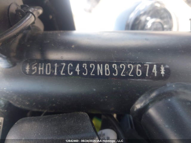 12642460 :رقم المزاد ، 5HD1ZC432NB322674 vin ، 2022 Harley-davidson Rh1250 S مزاد بيع