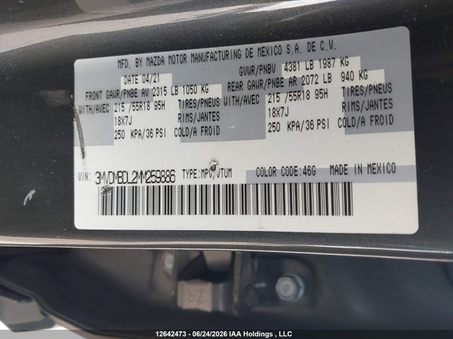 Mazda Cx-30 Gt 2021 3MVDMBDL2MM259886 Image 9