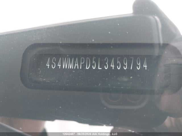 Auction sale of the 2020 Subaru Ascent Limited, vin: 4S4WMAPD5L3459794, lot number: 12642487