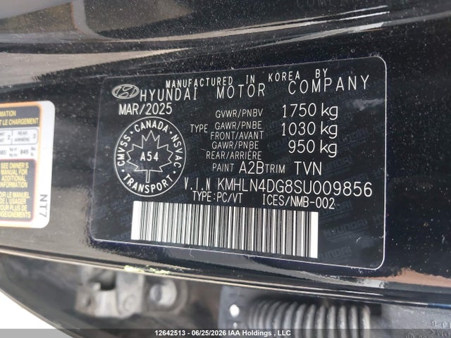 Продаж на аукціоні авто 2025 Hyundai Elantra Luxury With Two-tone Interior, vin: KMHLN4DG8SU009856, номер лоту: 12642513