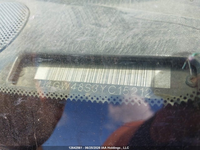 12642561 :رقم المزاد ، 1J4GW48S3YC152126 vin ، 2000 Jeep Grand Cherokee Laredo مزاد بيع