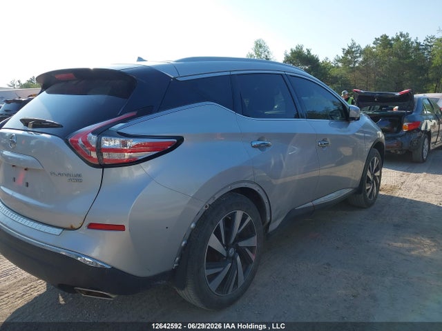 Продаж на аукціоні авто 2015 Nissan Murano Platinum/sl/sv, vin: 5N1AZ2MH3FN267873, номер лоту: 12642592