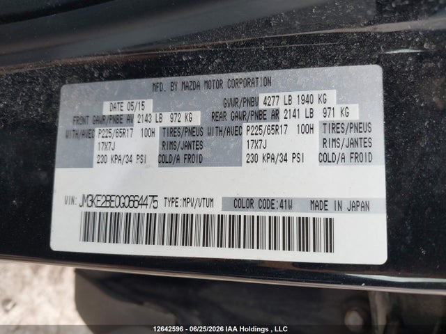 JM3KE2BE0G0664475 Mazda Cx-5 Gx