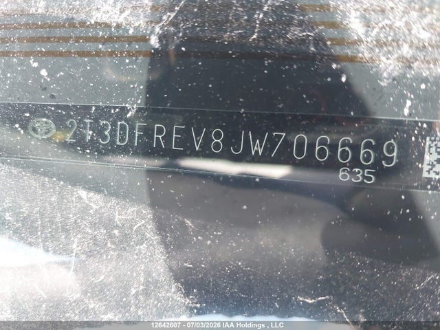2T3DFREV8JW706669 Toyota Rav4 Limited