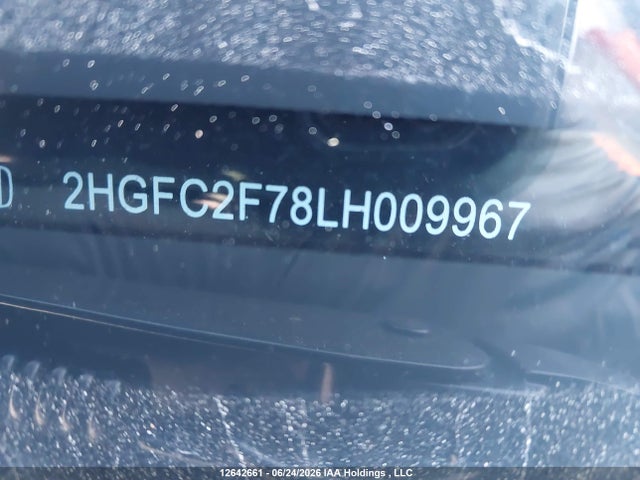 Honda CIVIC EX 2020 2HGFC2F78LH009967 Image 19