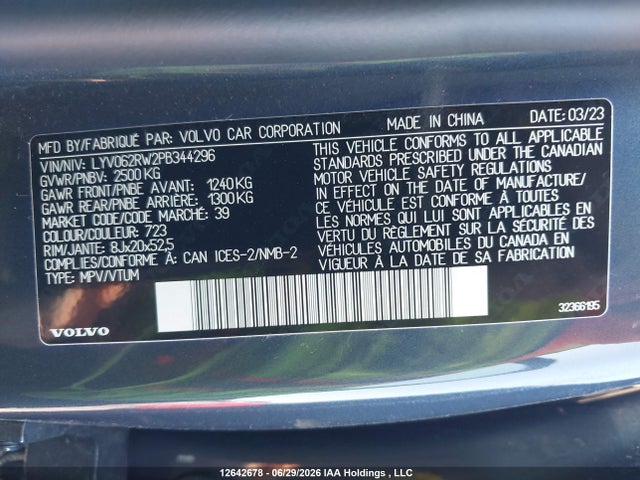 Volvo XC60 PLUS 2023 LYV062RW2PB344296 Image 9