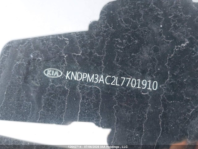 2020 Kia Sportage Lx/lx Anniversary მანქანა იყიდება აუქციონზე, vin: KNDPM3AC2L7701910, აუქციონის ნომერი: 12642714