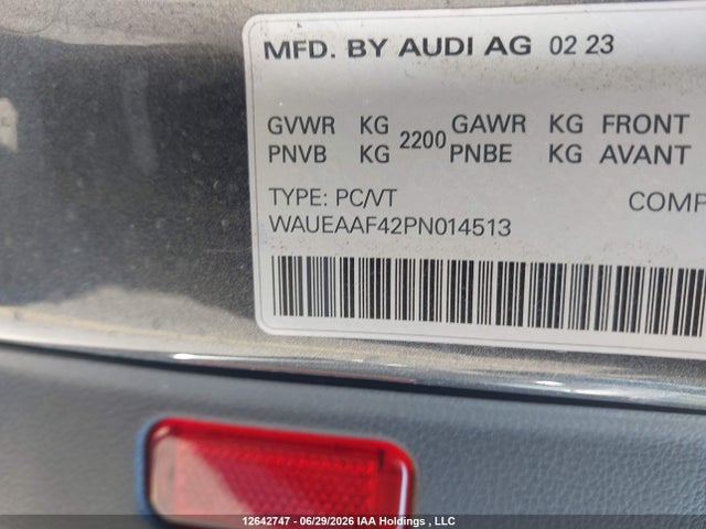 WAUEAAF42PN014513 Audi A4 Premium Plus 45