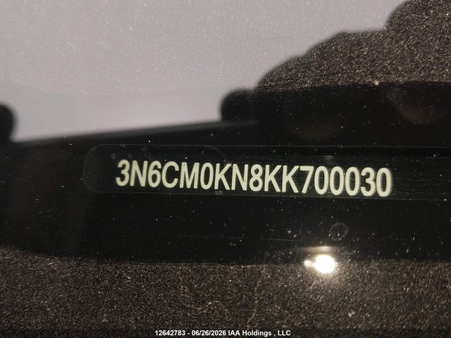 Aukcja sprzedaży 2019 Nissan Nv200 S/sv, vin: 3N6CM0KN8KK700030, numer aukcji: 12642783
