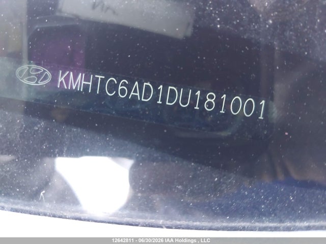 12642811 :رقم المزاد ، KMHTC6AD1DU181001 vin ، 2013 Hyundai Veloster مزاد بيع