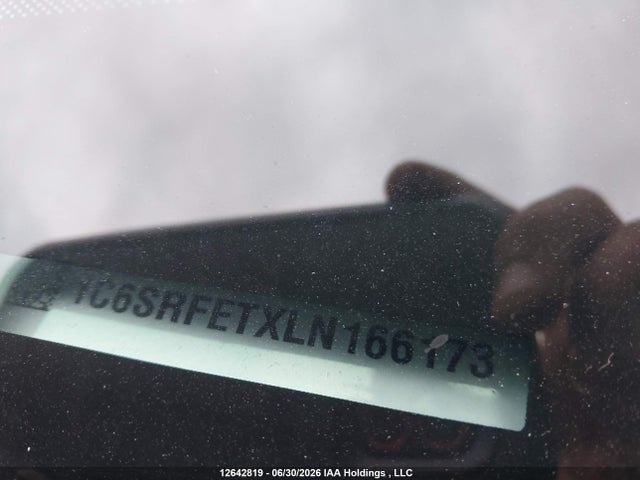 Aukcja sprzedaży 2020 Ram 1500 Sport/rebel, vin: 1C6SRFETXLN166173, numer aukcji: 12642819