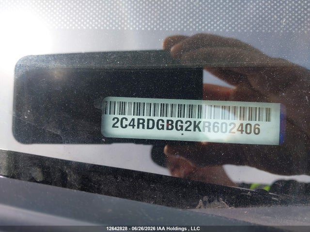 Dodge Grand Caravan Cvp/sxt 2019 2C4RDGBG2KR602406 Image 18