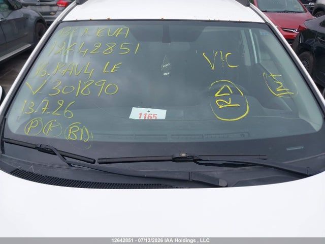 Продажа на аукционе авто 2016 Toyota Rav4 Le, vin: 2T3ZFREV0GW301890, номер лота: 12642851