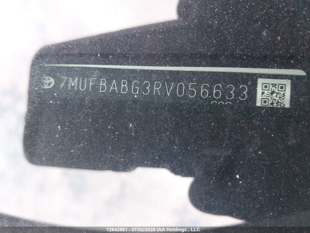 7MUFBABG3RV056633 Toyota Corolla Cross Hybrid Xse
