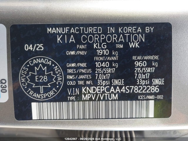 KIA Seltos Lx 2025 KNDEPCAA4S7822286 Image 9