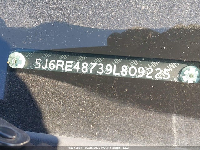 2009 Honda Cr-v Exl მანქანა იყიდება აუქციონზე, vin: 5J6RE48739L809225, აუქციონის ნომერი: 12642887