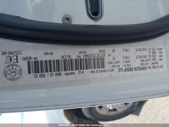 12642888 :رقم المزاد ، 3C6TD5CT5CG270403 vin ، 2012 Dodge Ram 2500 St مزاد بيع