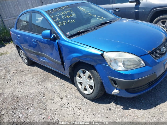 12642895 :رقم المزاد ، KNADE123566148793 vin ، 2006 Kia Rio Ex مزاد بيع