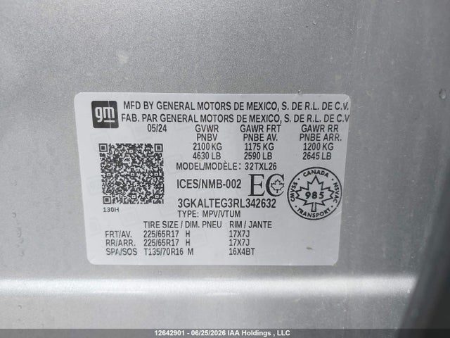 GMC Terrain Sle 2024 3GKALTEG3RL342632 Image 9