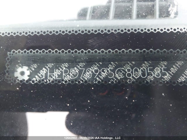2005 Honda Cr-v Ex-l მანქანა იყიდება აუქციონზე, vin: JHLRD78995C800585, აუქციონის ნომერი: 12642902