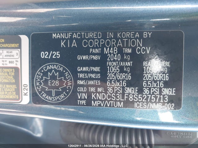 KIA NIRO EX 2025 KNDCS3LF8S5275713 Image 9