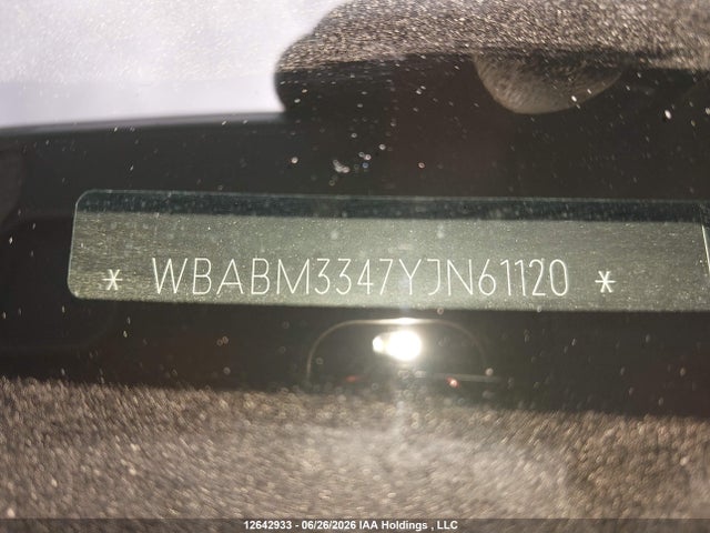 2000 Bmw 323ci მანქანა იყიდება აუქციონზე, vin: WBABM3347YJN61120, აუქციონის ნომერი: 12642933